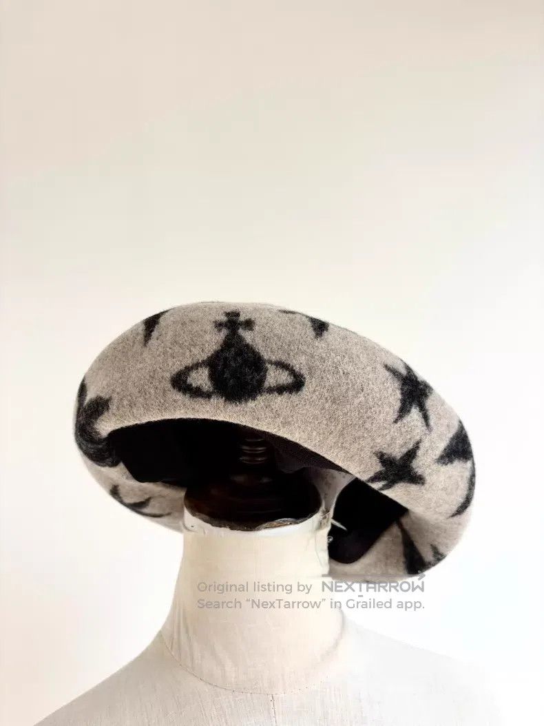 Vivienne Westwood Vivienne Westwood Vintage beige star Saturn beret Size ONE SIZE - 1 Thumbnail