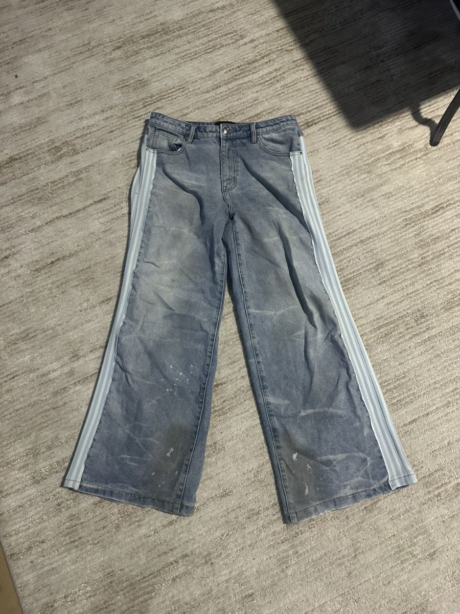 Other Pasteque Vetement Blue Stripped Denim Size US 30 / EU 46 - 1 Thumbnail