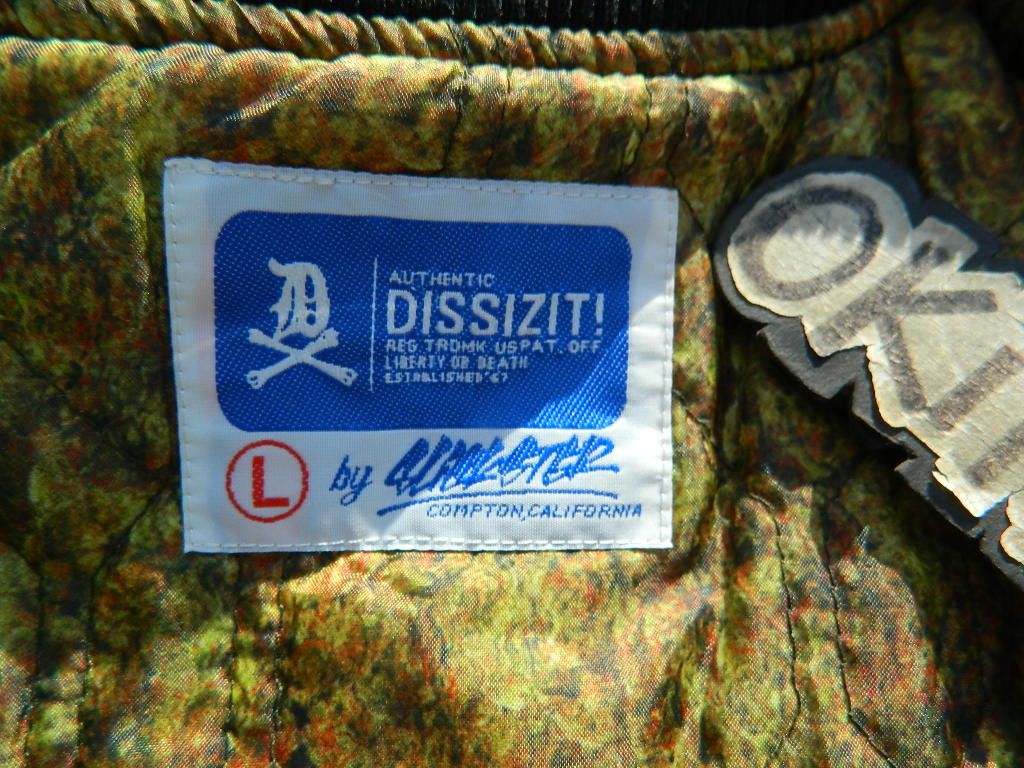 Dissizit Dissizit! "Liberty Or Death" Black Camo Bomber Jacket L Size US L / EU 52-54 / 3 - 4 Thumbnail