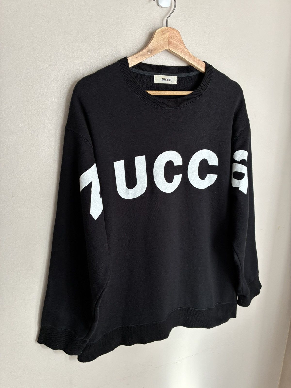 CABANE de ZUCCa ZUCCA XL Logo Crewneck Sweatshirt Size US XL / EU 56 / 4 - 19 Thumbnail
