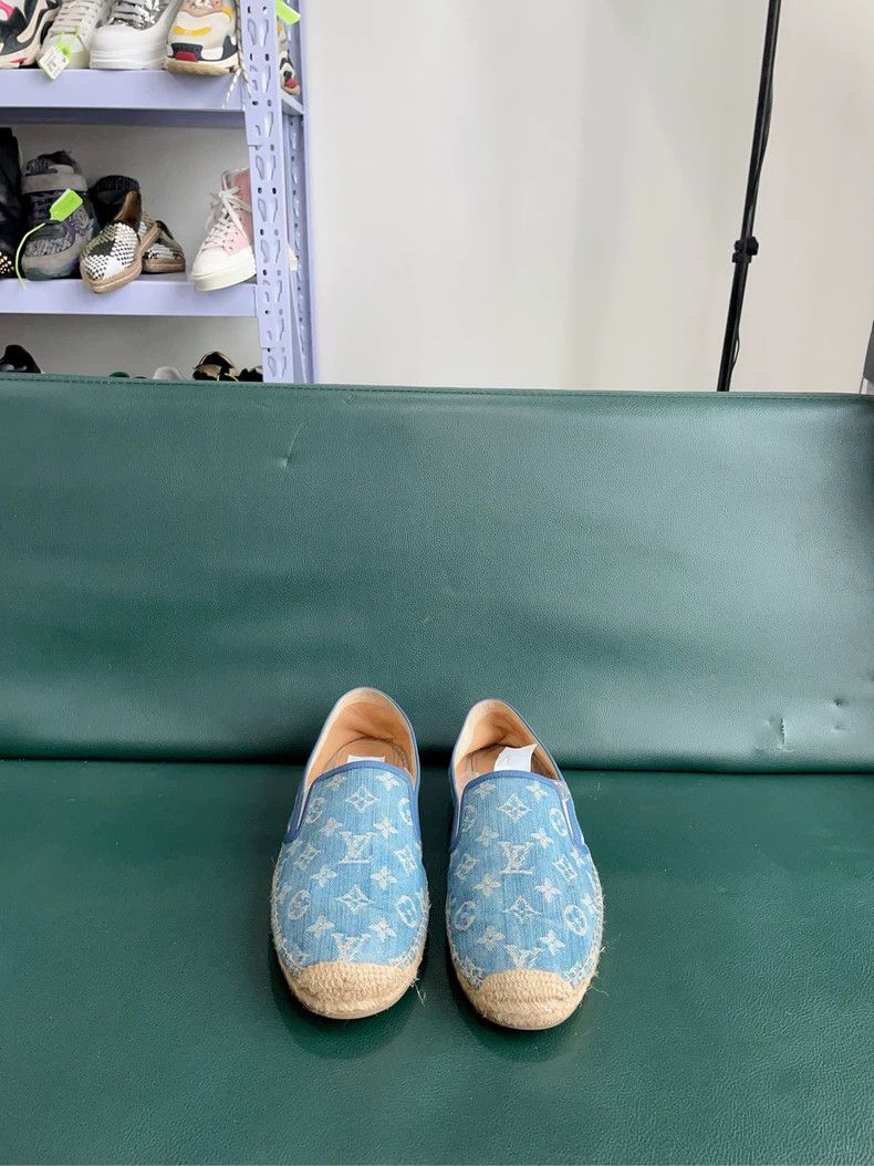 Louis Vuitton Louis Vuitton Blue Espadrilles Shoes - dmc Size US 10.5 / EU 43-44 - 1 Thumbnail
