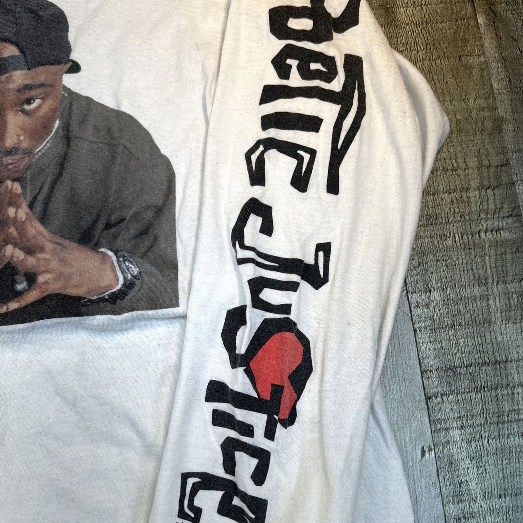 Vintage 2pac Poetic Justice Long Sleeve T-Shirt Medium White M & M Men Size US M / EU 48-50 / 2 - 3 Thumbnail