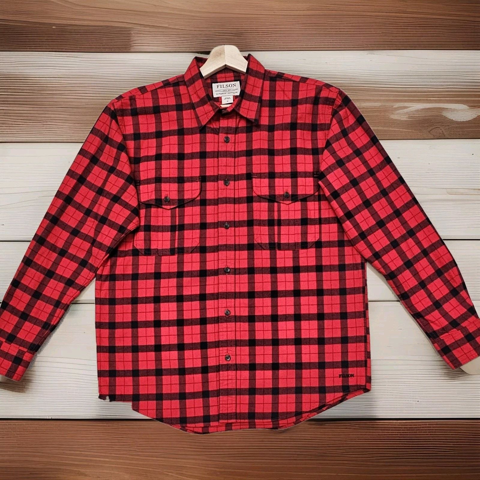 Filson CC Filson Virgin Wool Jac Heavy Duty Flannel Plaid Size US M / EU 48-50 / 2 - 2 Thumbnail