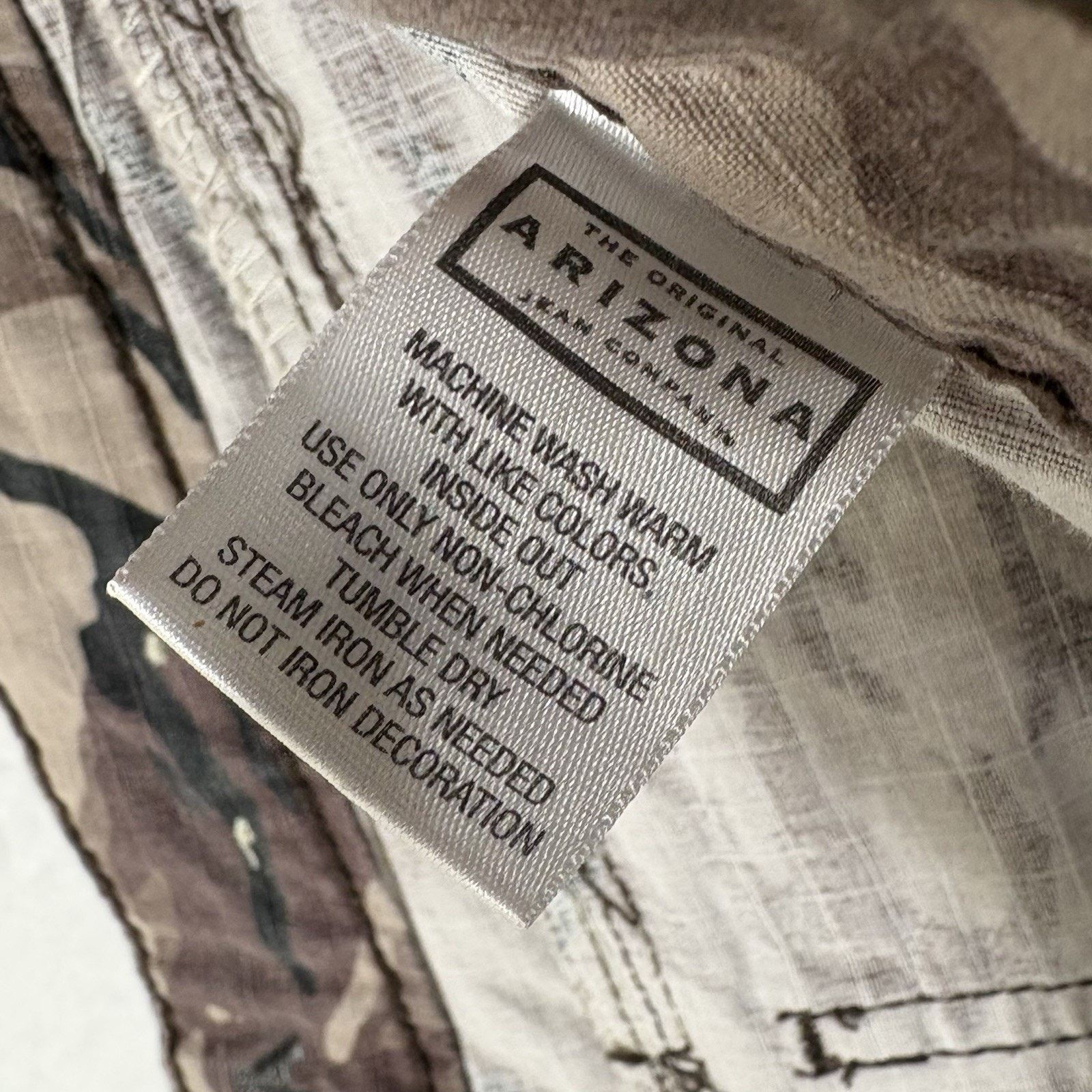 Other Arizona Jean Co 9 Camo 3" Inseam Shorts Flat Front 33" Waist Size 30" / US 8 / IT 44 - 5 Thumbnail