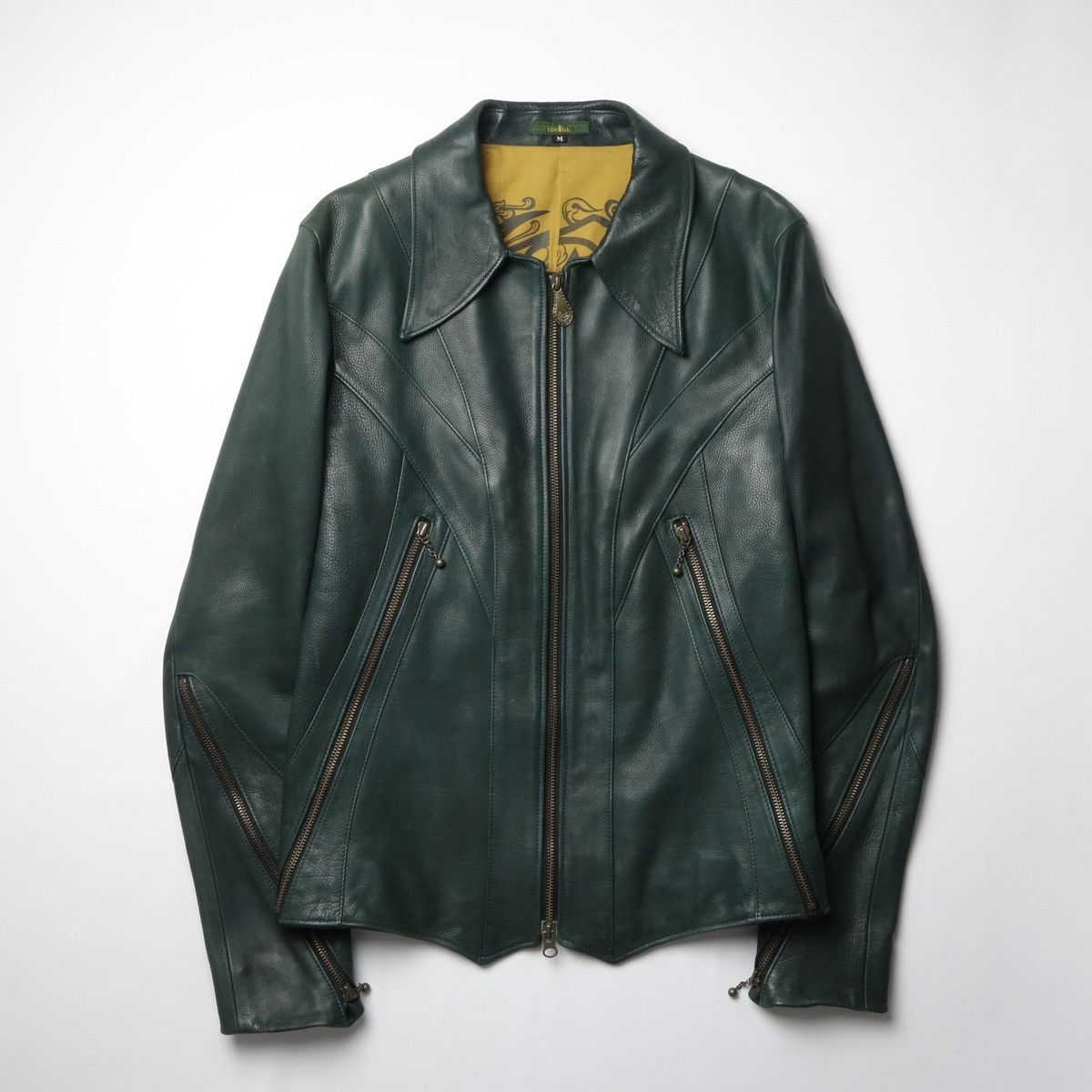 Obelisk 2000’s “Obelisk” Cow Leather Jacket Size US S / EU 44-46 / 1 - 5 Thumbnail