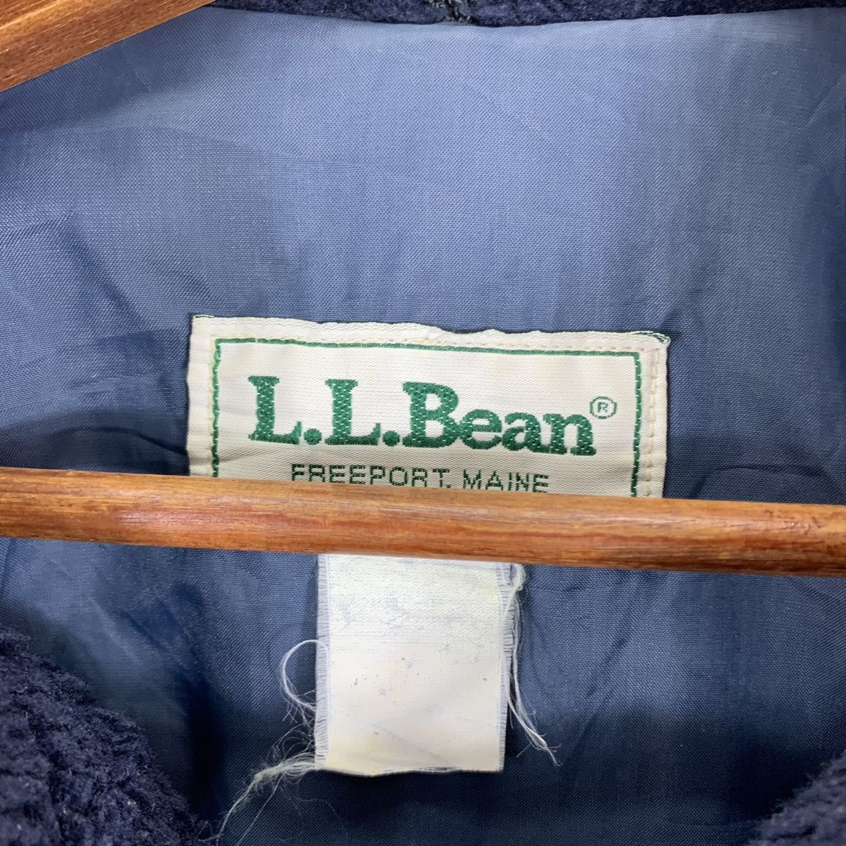 L.L. Bean × Vintage Vintage L.L. Bean Fleece Button Jacket Size US L / EU 52-54 / 3 - 7 Thumbnail