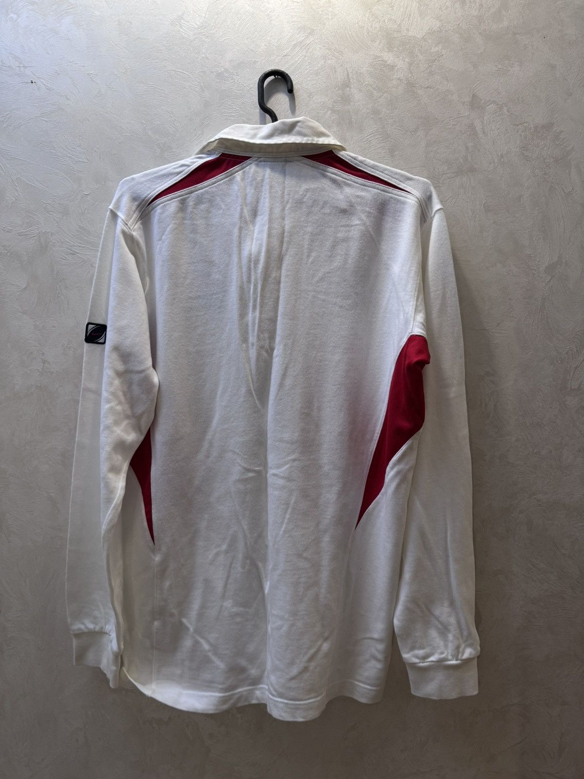 Nike × Vintage Nike 2003/2004 England O2 Longsleeve Polo Jersey T Shirt Tee Size US L / EU 52-54 / 3 - 10 Thumbnail