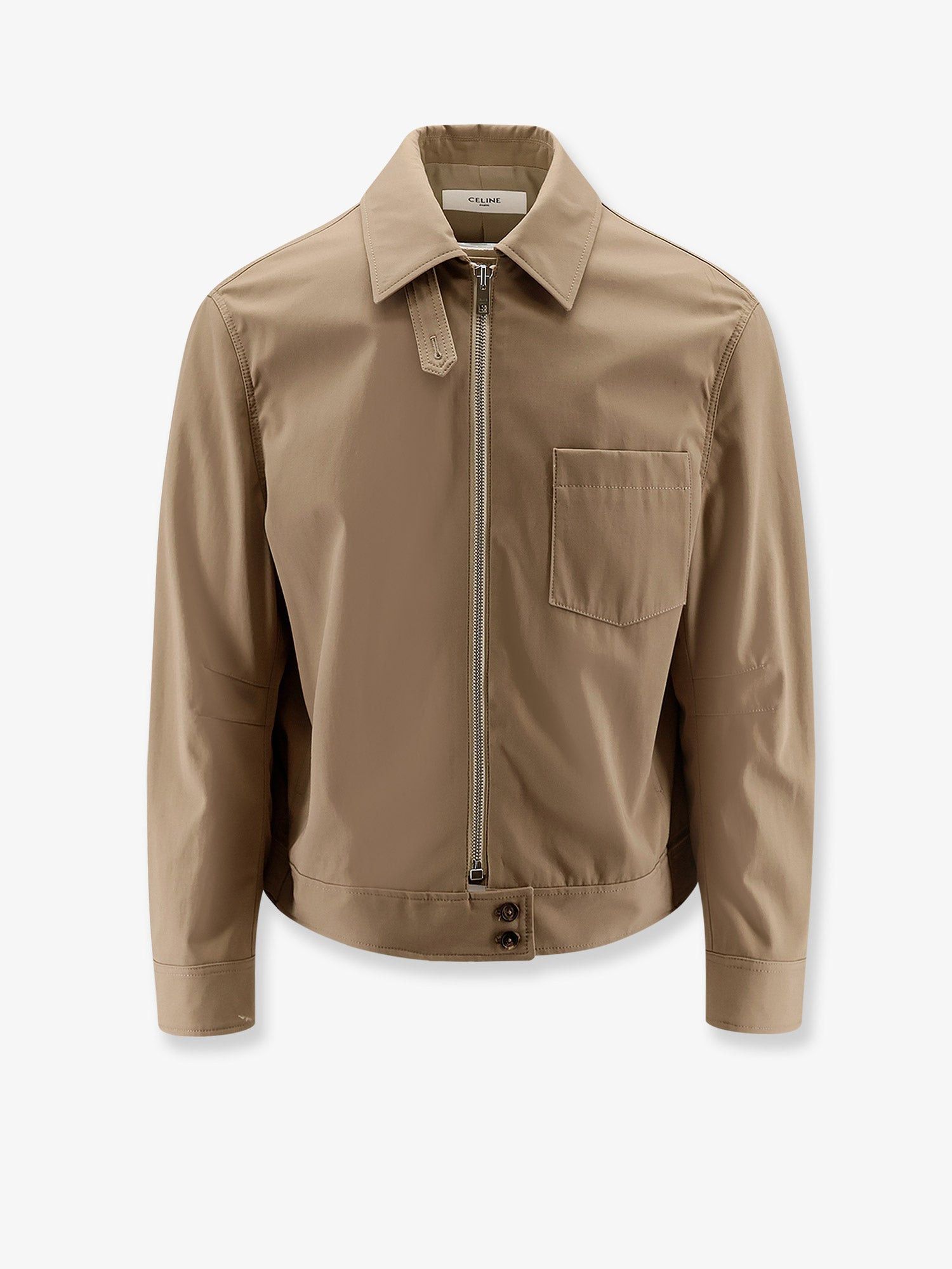 Celine Celine Cotton jacket with Triomphe patch Tag Size IT 48 Men - USA Tariffs Included Size US M / EU 48-50 / 2 - 1 Thumbnail