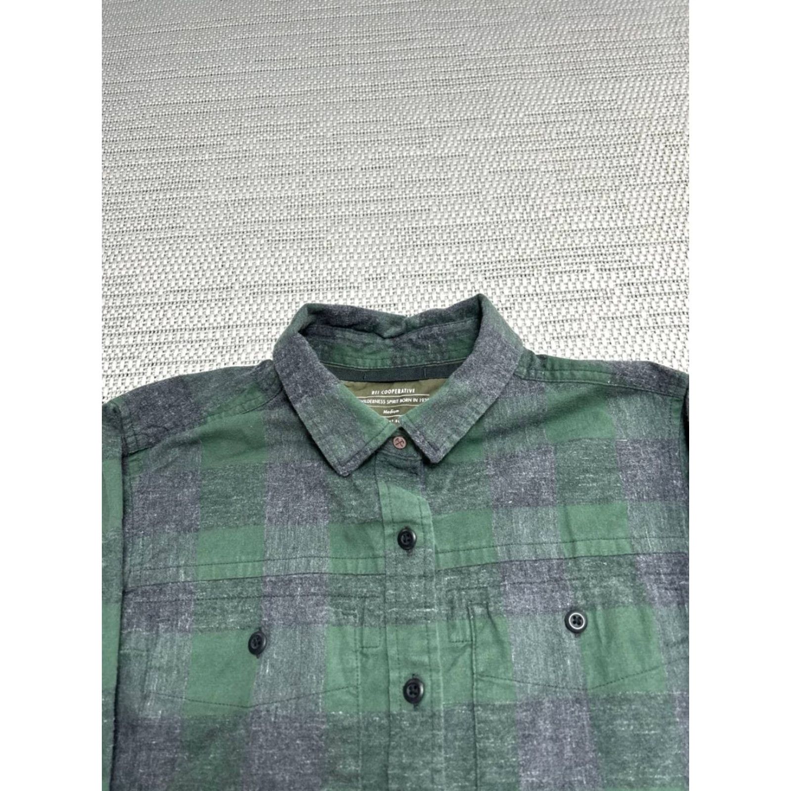 Vintage REI Cooperative Campwell Flannel Shirt Mens M Multi Plaid Cotton Button Up Size US M / EU 48-50 / 2 - 3 Thumbnail