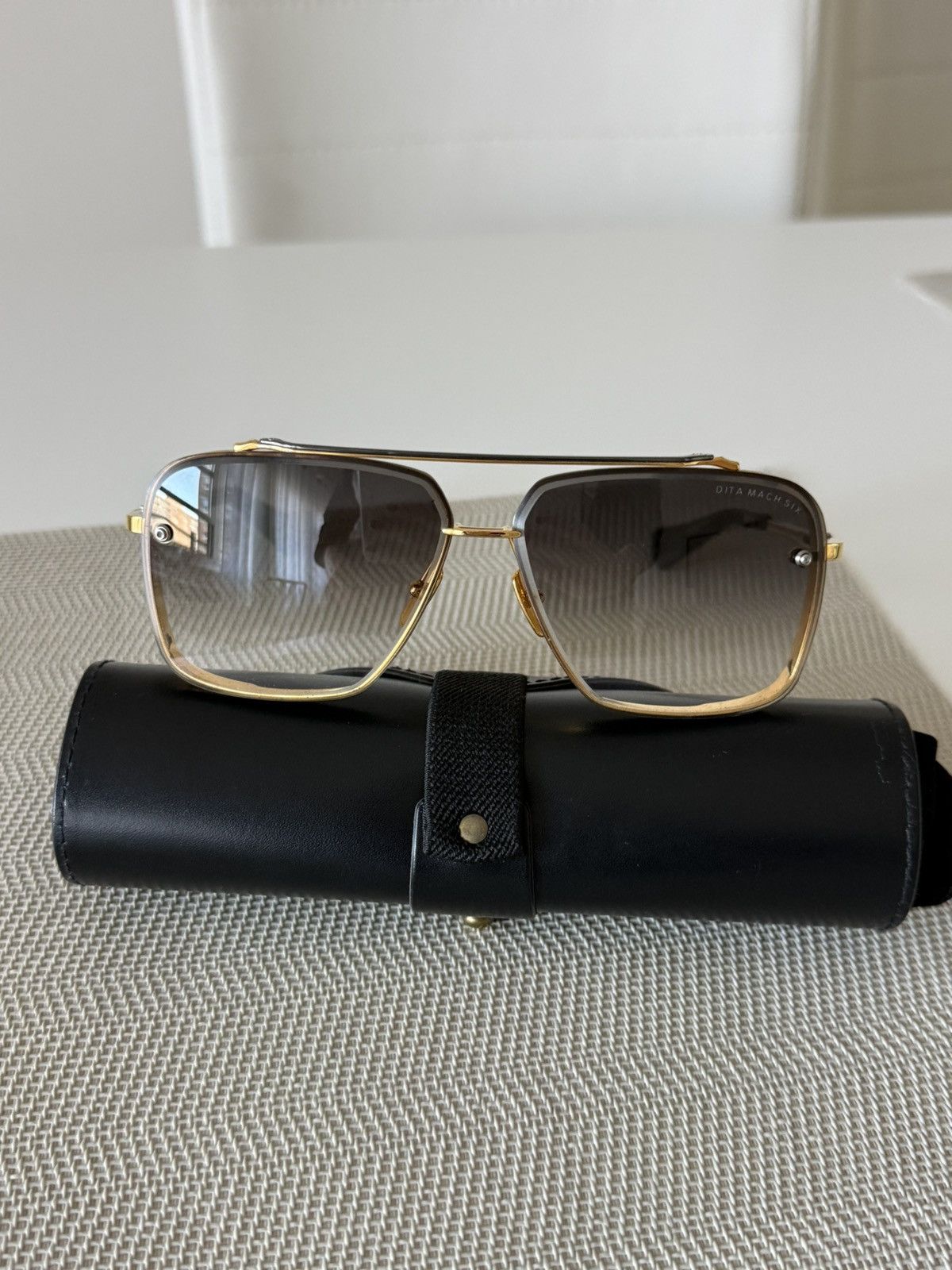 Dita DITA Gold Frame Sunglasses Size ONE SIZE - 1 Thumbnail
