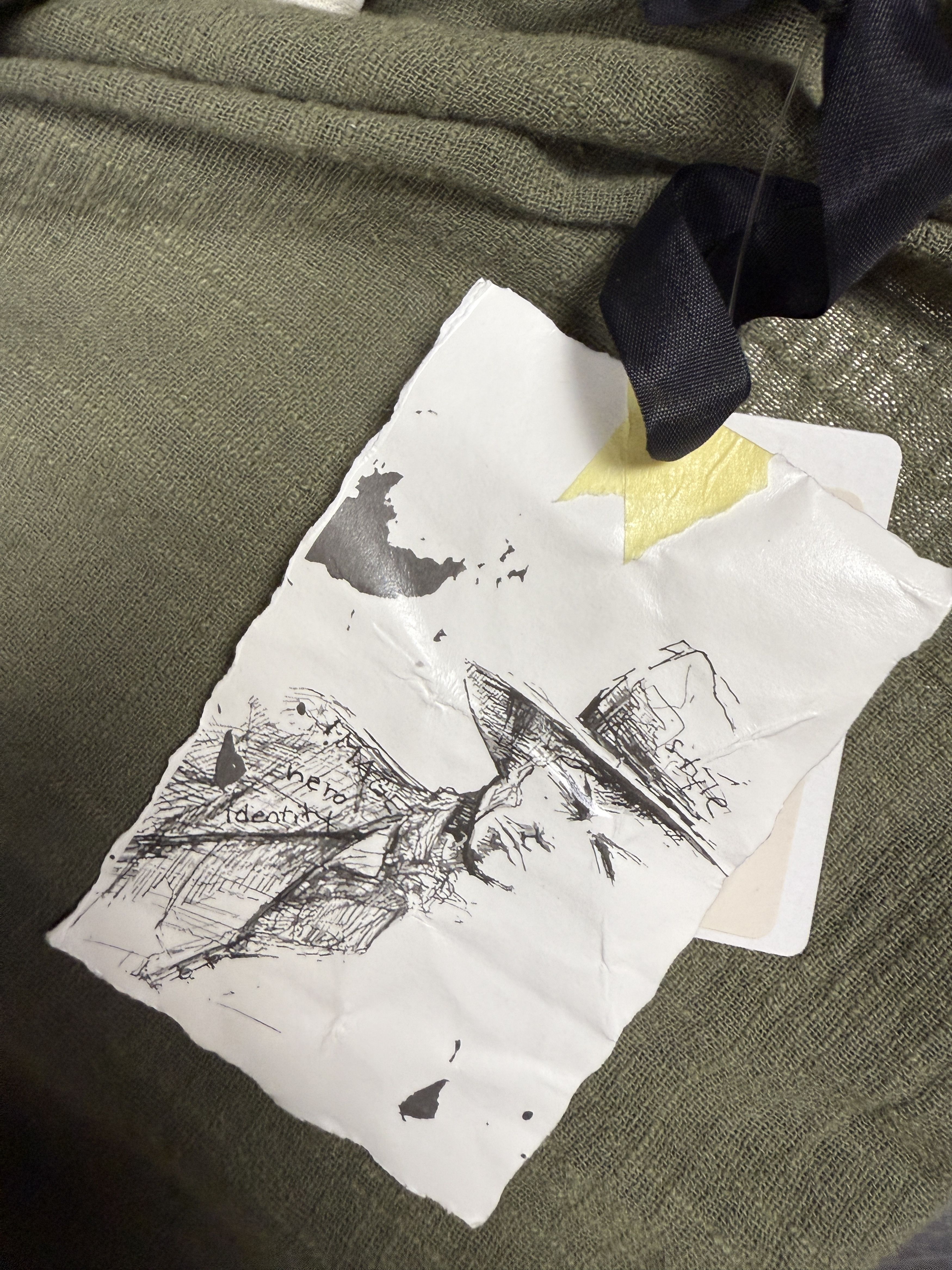 Greg Lauren $750 Greg Lauren Linen Short Sleeve Studio Shirt Size US XL / EU 56 / 4 - 10 Thumbnail