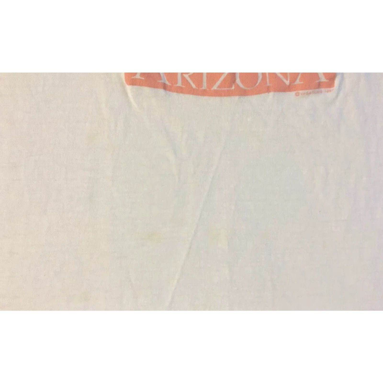 Vintage VINTAGE Arizona Cactus Tank Top S USA 80s 90s White Sun Palm Trees Grunge Single Stitch Men Tank Top T-Shirt US Made Size US S / EU 44-46 / 1 - 4 Thumbnail