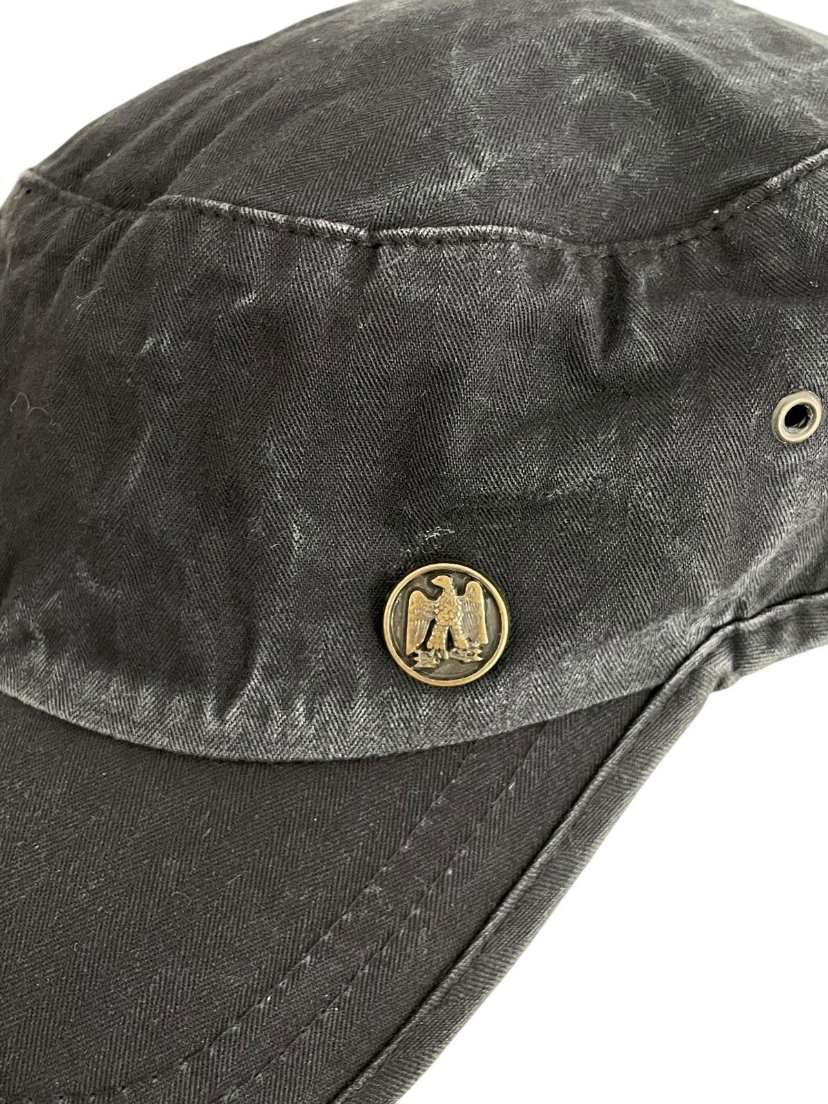 Japanese Brand Vintage HBT Cadet Hat Twofold Style Size ONE SIZE - 7 Thumbnail
