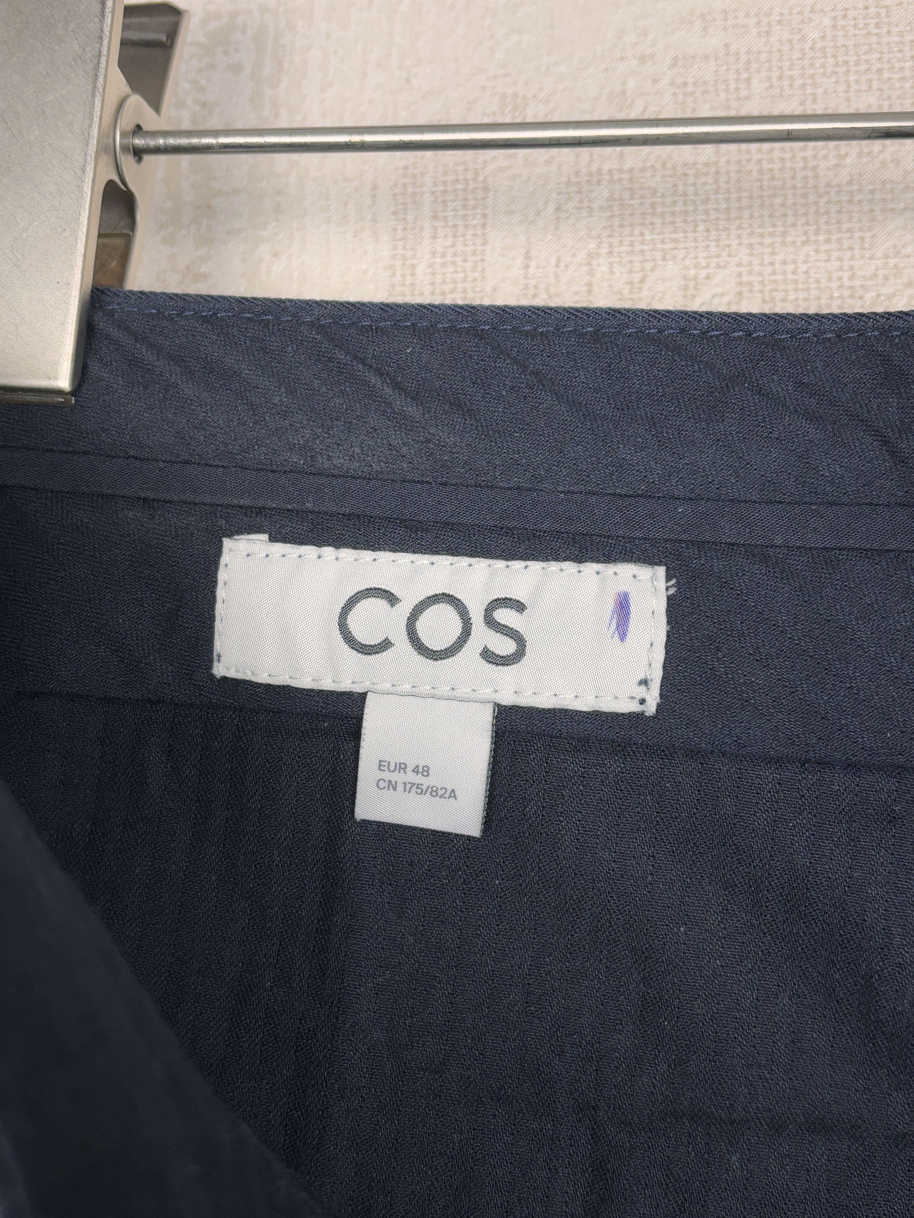 Cos COS Chino Check Pants Wool Blend Size US 32 / EU 48 - 10 Thumbnail