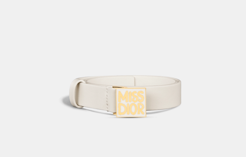 Dior o1w1db10525 Size : OS / B0598U Graffiti Belt in Light Beige Size ONE SIZE - 1 Thumbnail