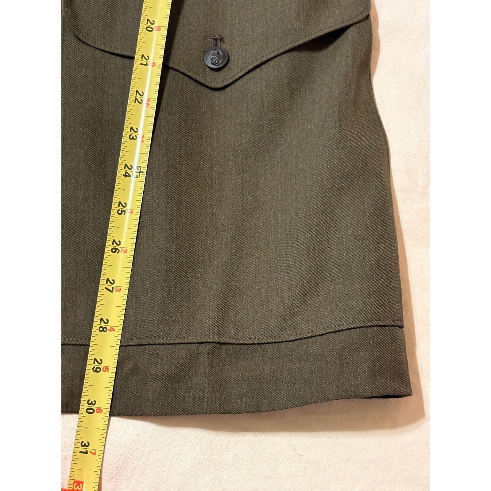 Other VTG DSCP 46S Military Crown Clothing USA Jacket NO BELT Size US S / EU 44-46 / 1 - 6 Thumbnail
