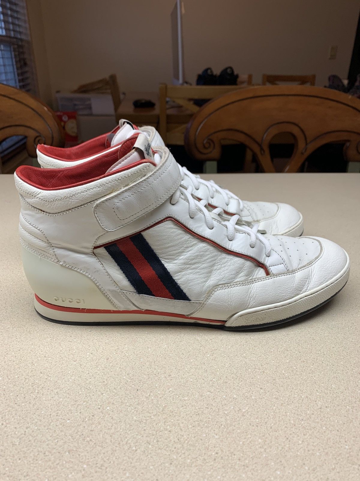 Gucci Gucci High-Top Lace-Up Sneakers 10.5 Size US 10.5 / EU 43-44 - 4 Thumbnail