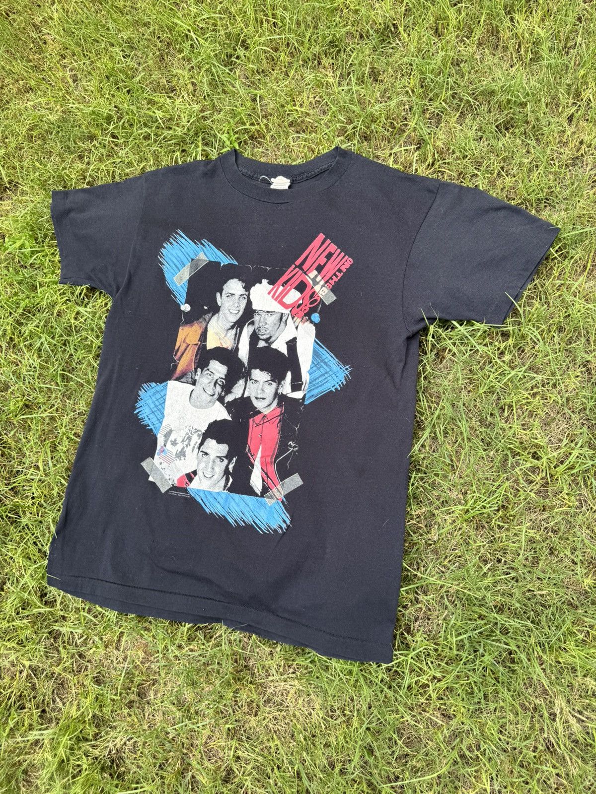 New Kids On The Block New Kids on The Block Vintage 1990 T-shirt Size US L / EU 52-54 / 3 - 2 Thumbnail