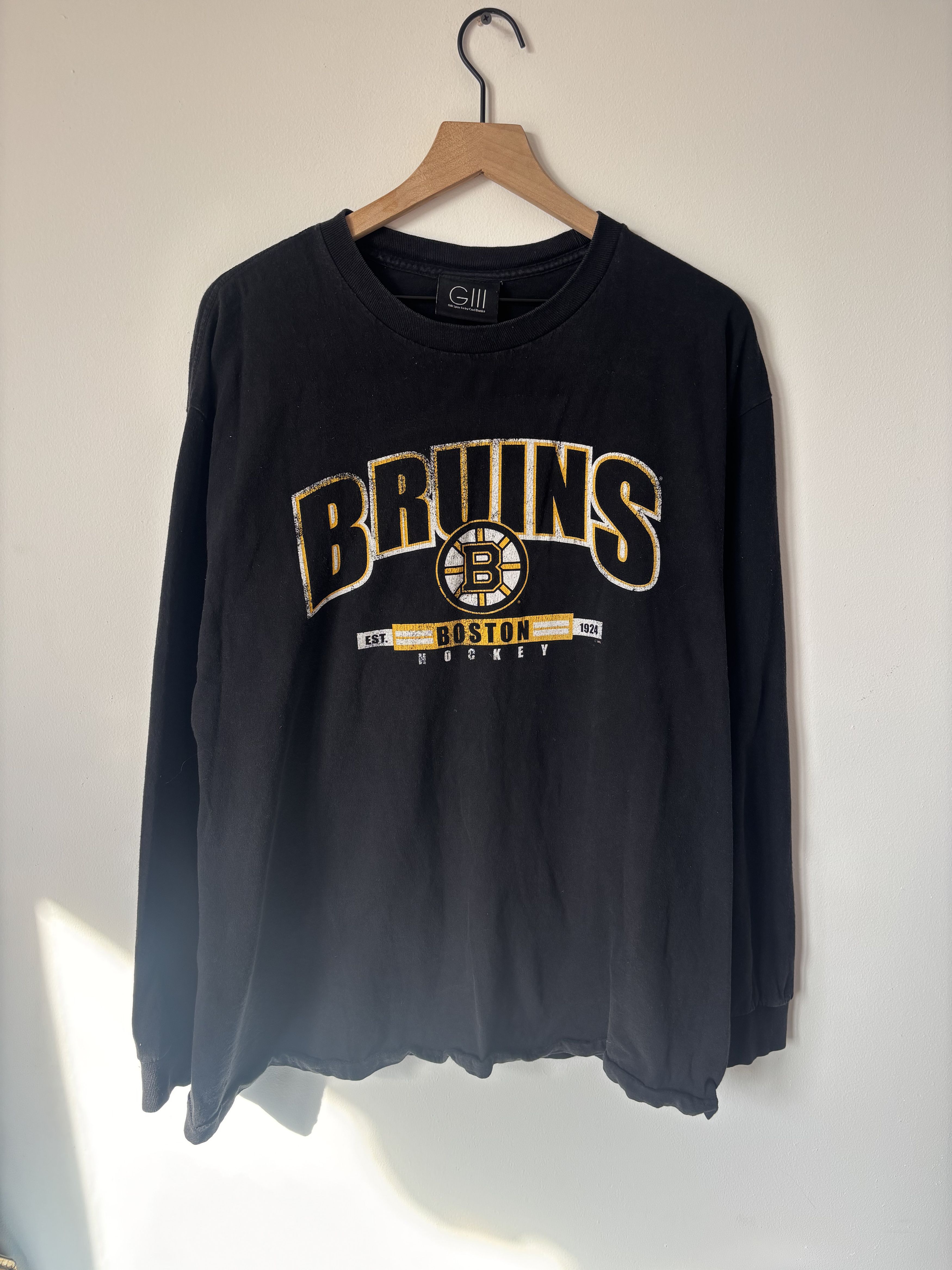 G-III Boston Bruins NHL Longsleeve Tee Black XL Hockey Size US XL / EU 56 / 4 - 1 Thumbnail