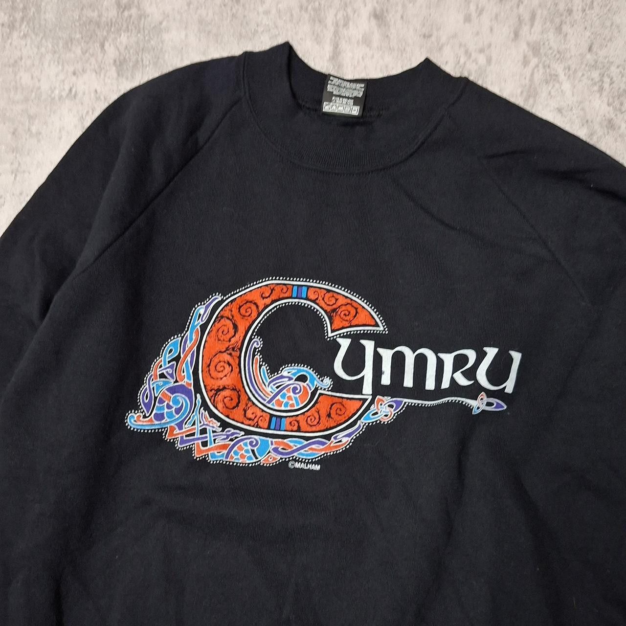 Other Black Cymru crewneck sweatshirt with multi-coloured Size US M / EU 48-50 / 2 - 2 Thumbnail