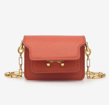 Marni oc11z0525 Size: OS/Trunk Nano Shoulder Bag in Red Size ONE SIZE - 1 Thumbnail
