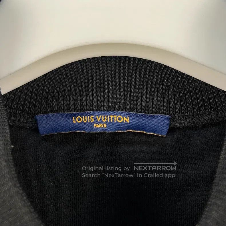 Louis Vuitton Louis Vuitton FW21 Logo Printed Sleeve Blazer jacket Size US XL / EU 56 / 4 - 4 Thumbnail