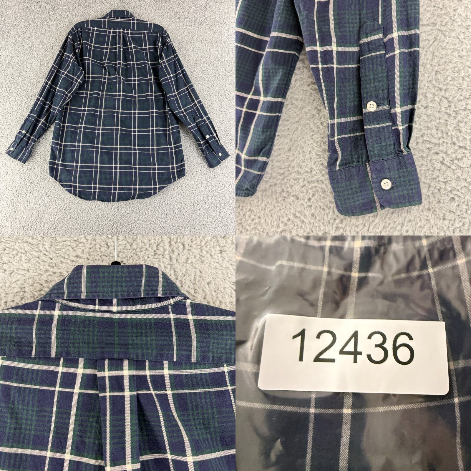 Ralph Lauren Ralph Lauren Button-Down Shirt Mens Small Blue Plaid Blaire Long Sleeve Shirt Size US S / EU 44-46 / 1 - 9 Thumbnail