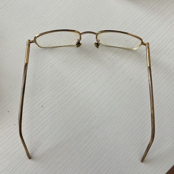 Montblanc Montblanc Gold Rimless Glasses with Double Bridge Size ONE SIZE - 8 Thumbnail