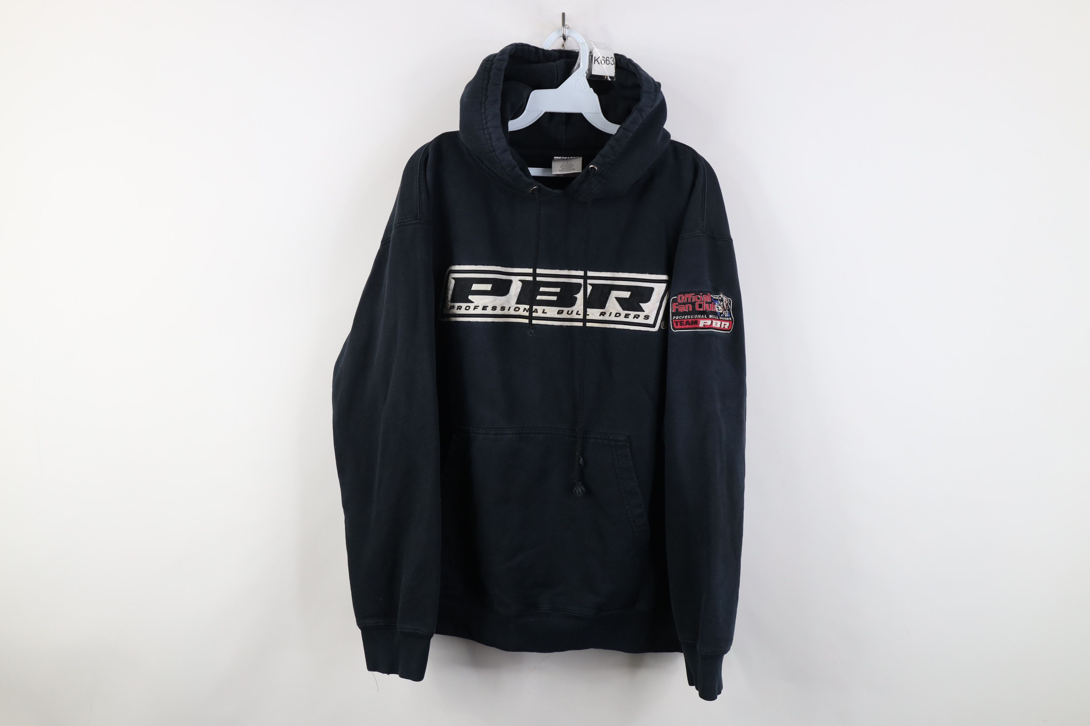 Vintage Vintage PBR Professional Bull Riders Hoodie Sweatshirt Size US L / EU 52-54 / 3 - 1 Thumbnail