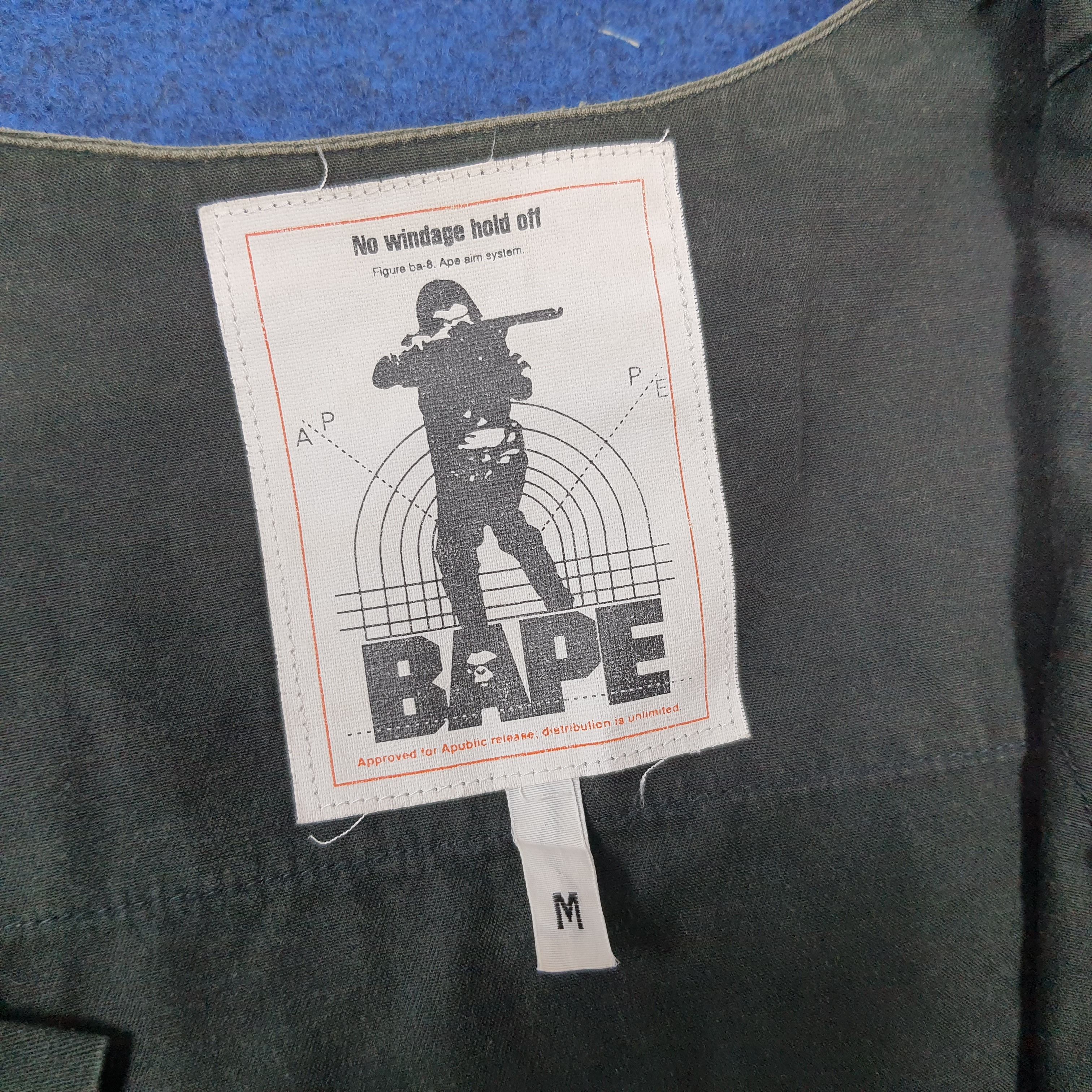 Bape Vintage Rare 90s BAPE Baseball Button Up Shirt C285N28 Size US M / EU 48-50 / 2 - 8 Thumbnail