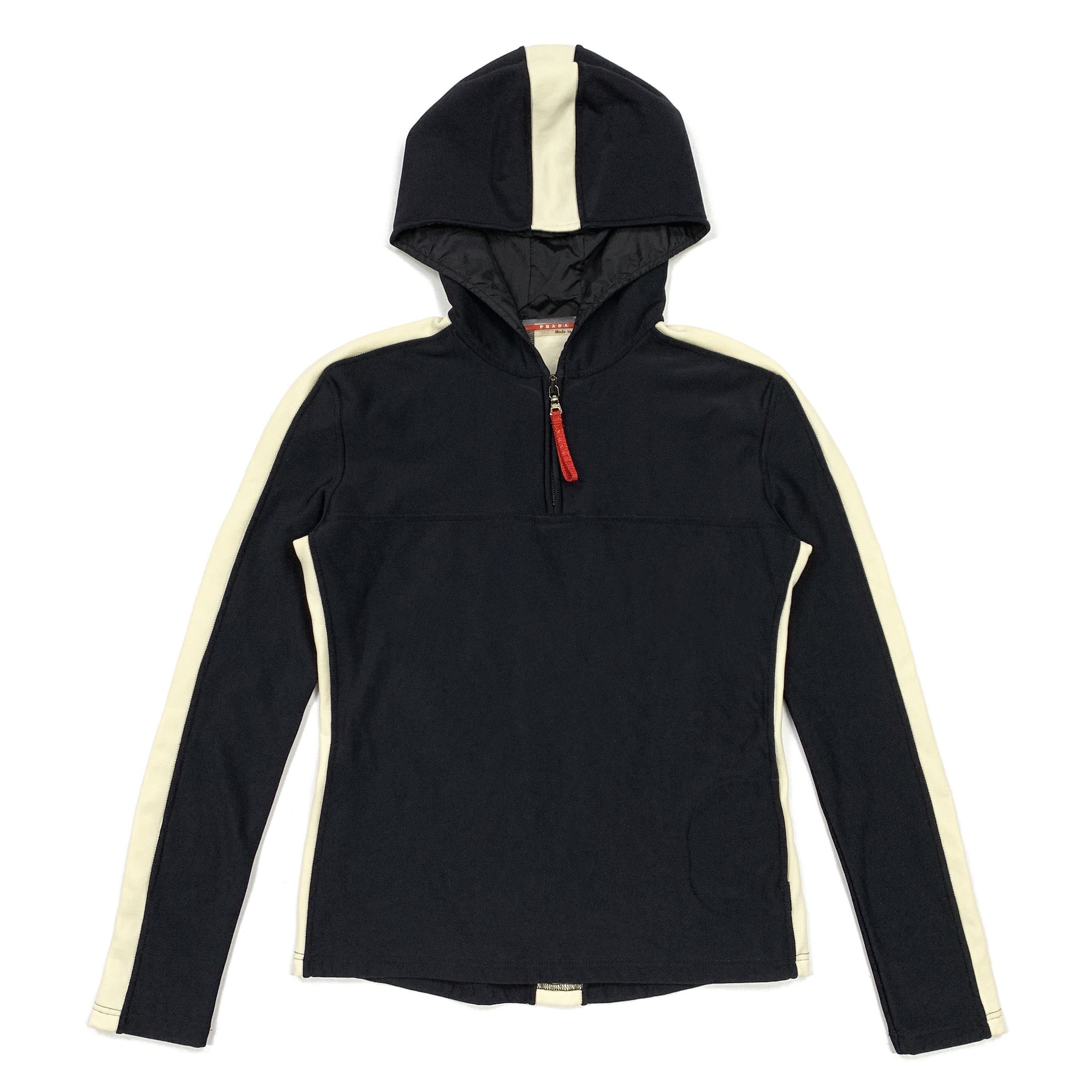 Prada 00s Sport / Racer Hoodie Size M / US 6-8 / IT 42-44 - 2 Thumbnail