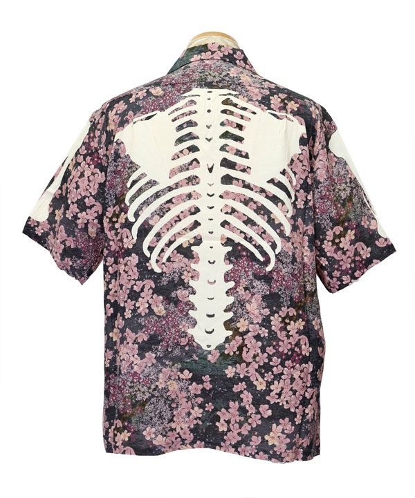 Kapital Kapital Bone cherry blossoms rayon aloha shirts size 3 Size US L / EU 52-54 / 3 - 2 Thumbnail