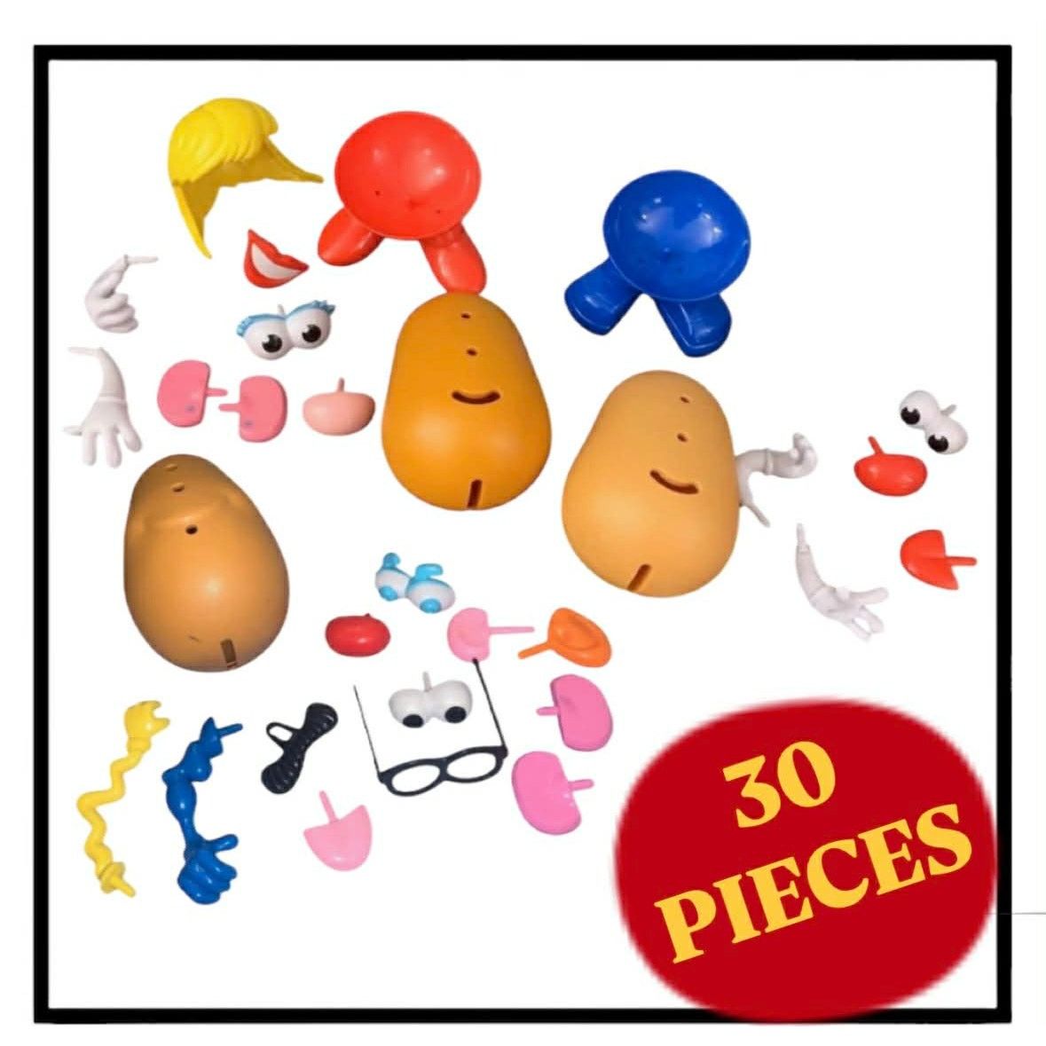 Other 30pcs VINTAGE Mr. & Mrs. Potato Head & AccesHasbro Playskool Size ONE SIZE - 2 Thumbnail