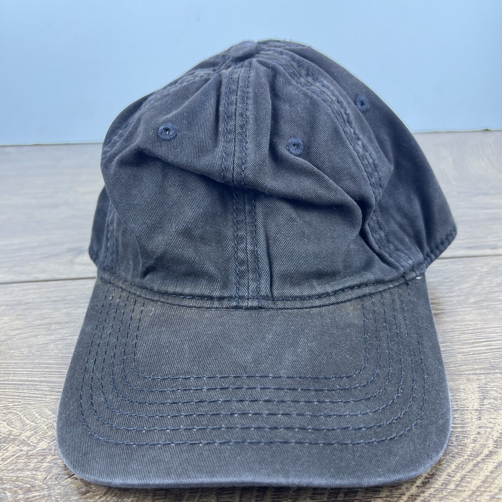 Other Faded Black Hat Adjustable Adult Size Hat Black Cap Size ONE SIZE - 1 Thumbnail