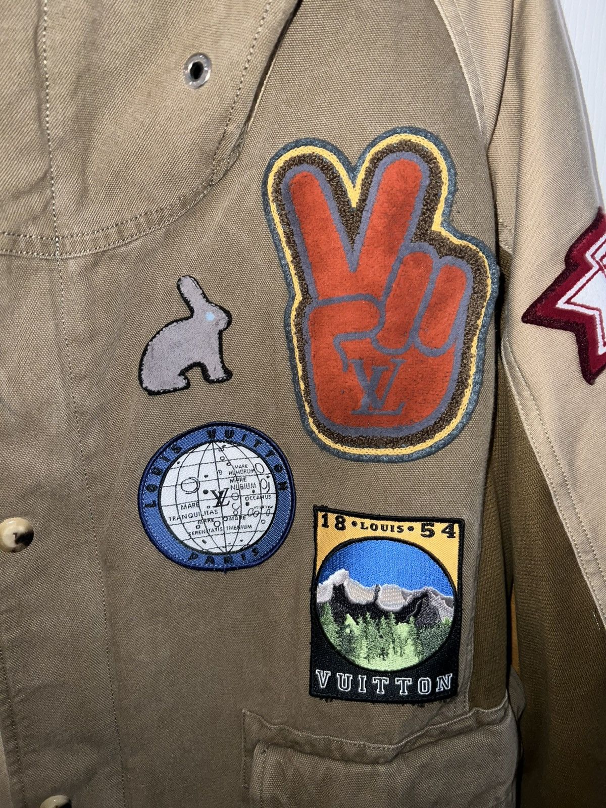 Louis Vuitton Louis Vuitton Flag Patch Jacket (SS15) Size US M / EU 48-50 / 2 - 4 Thumbnail