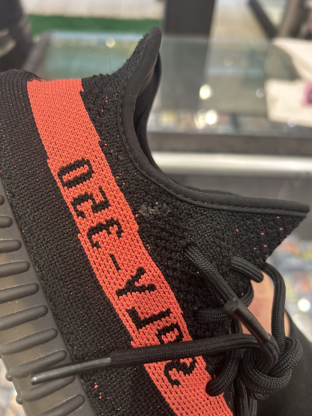 Dior Yeezy 350 core red Size US 8 / EU 41 - 7 Thumbnail