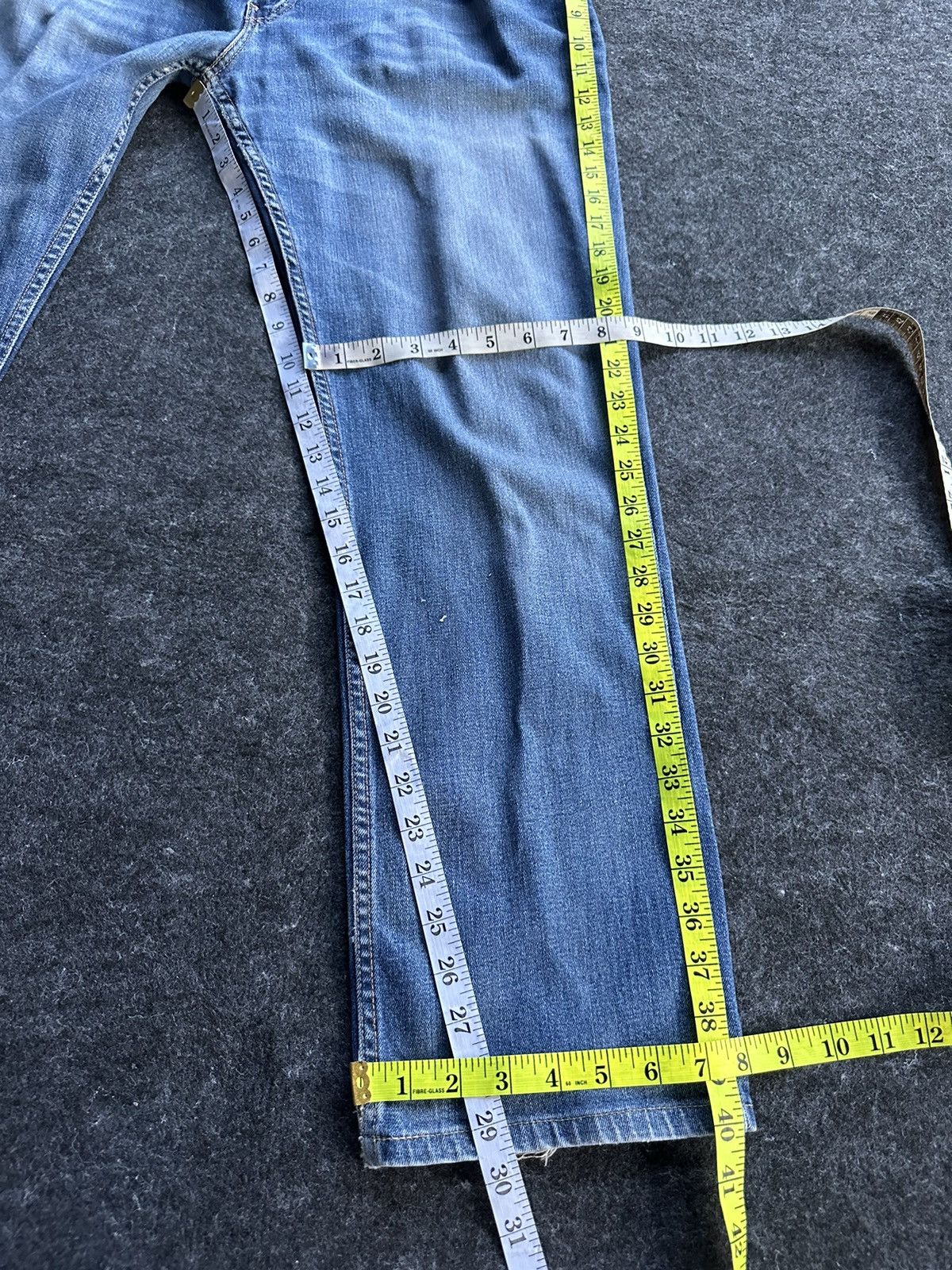 Levi's Levis 514 Y2k Mexico Distressed Denim D481 Size US 36 / EU 52 - 12 Thumbnail