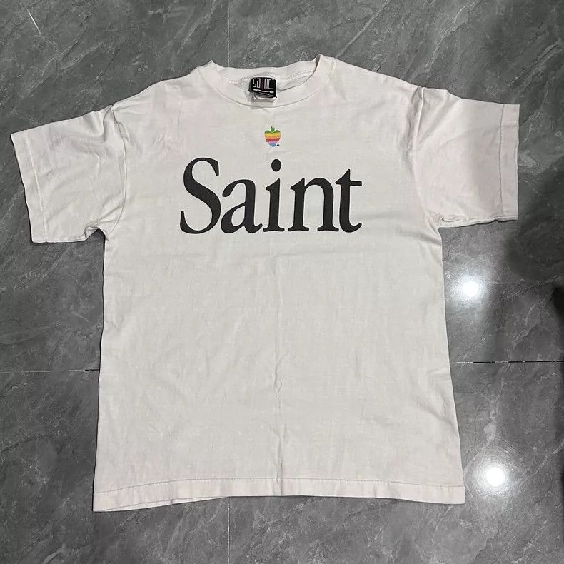 Saint Michael Saint Michael Off-white Apple Rainbow Standard Washed Short Size US M / EU 48-50 / 2 - 1 Thumbnail