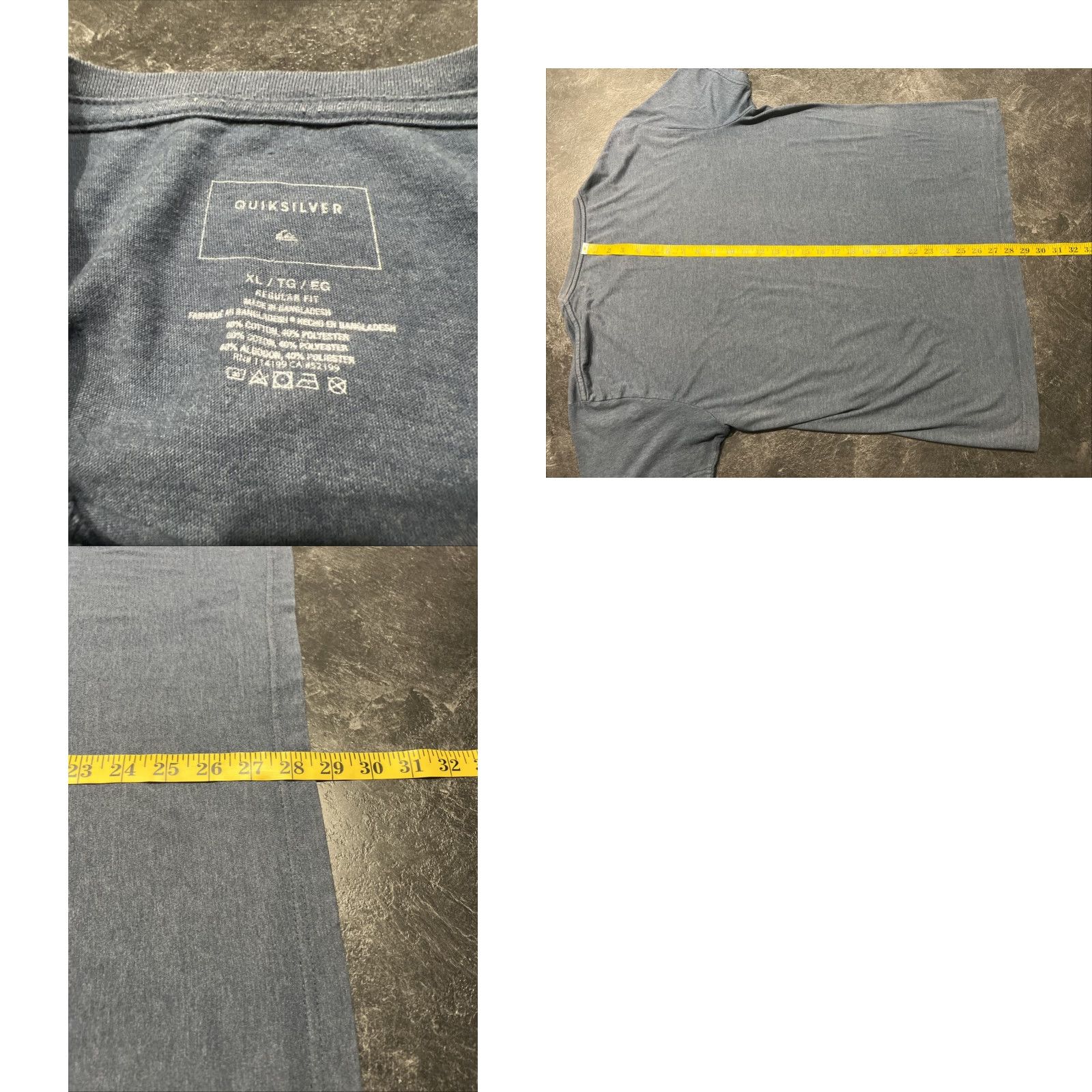 Quiksilver VINTAGE Quiksilver Original Surf Company T-Shirt XL Blue 90s Beach Unisex Adults Size US XL / EU 56 / 4 - 8 Thumbnail
