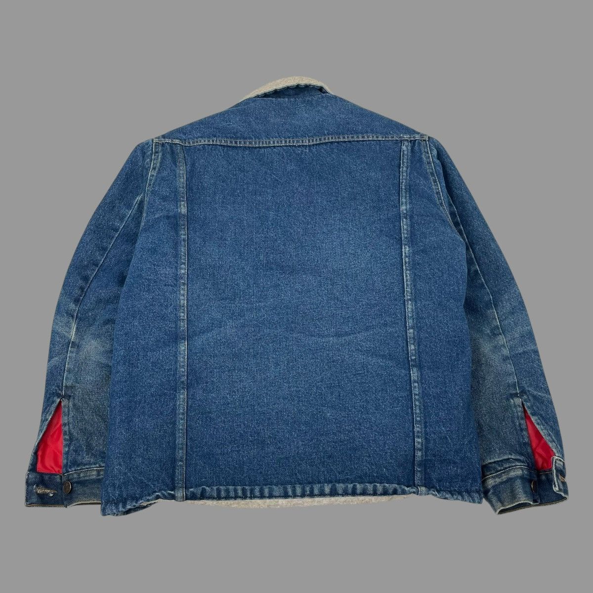Big Mac × Vintage Vintage 1980s Big Mac denim sherpa jacket Size US L / EU 52-54 / 3 - 3 Thumbnail