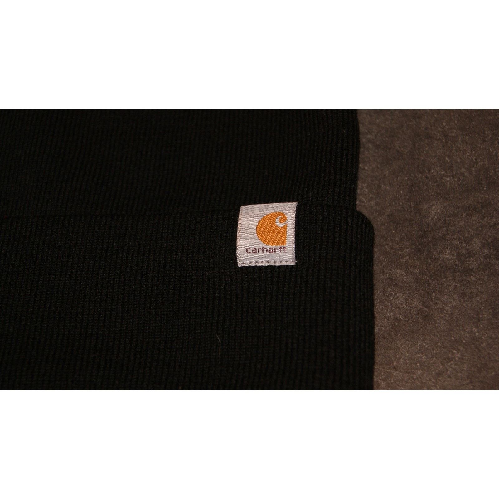 Carhartt Black John Deere Licensed Carhartt Stocking Hat Ski Cuff Cap Size ONE SIZE - 3 Thumbnail