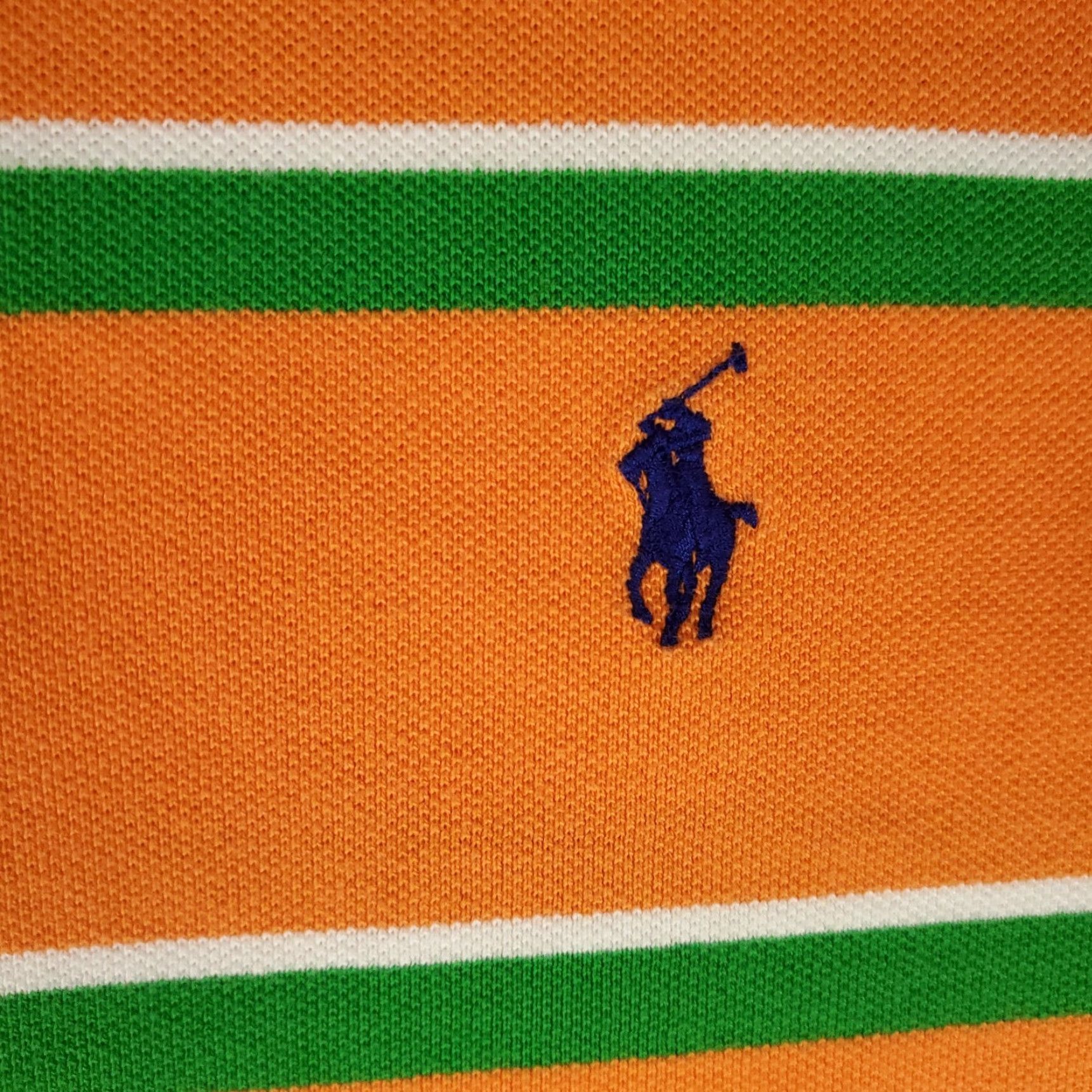 Ralph Lauren Ralph Lauren Polo Shirt Mens XL Blue Striped Pony Casual Short Sleeve Polo Shirt XL Mens Blue Striped Pony Casual Short Sleeve Size US XL / EU 56 / 4 - 3 Thumbnail