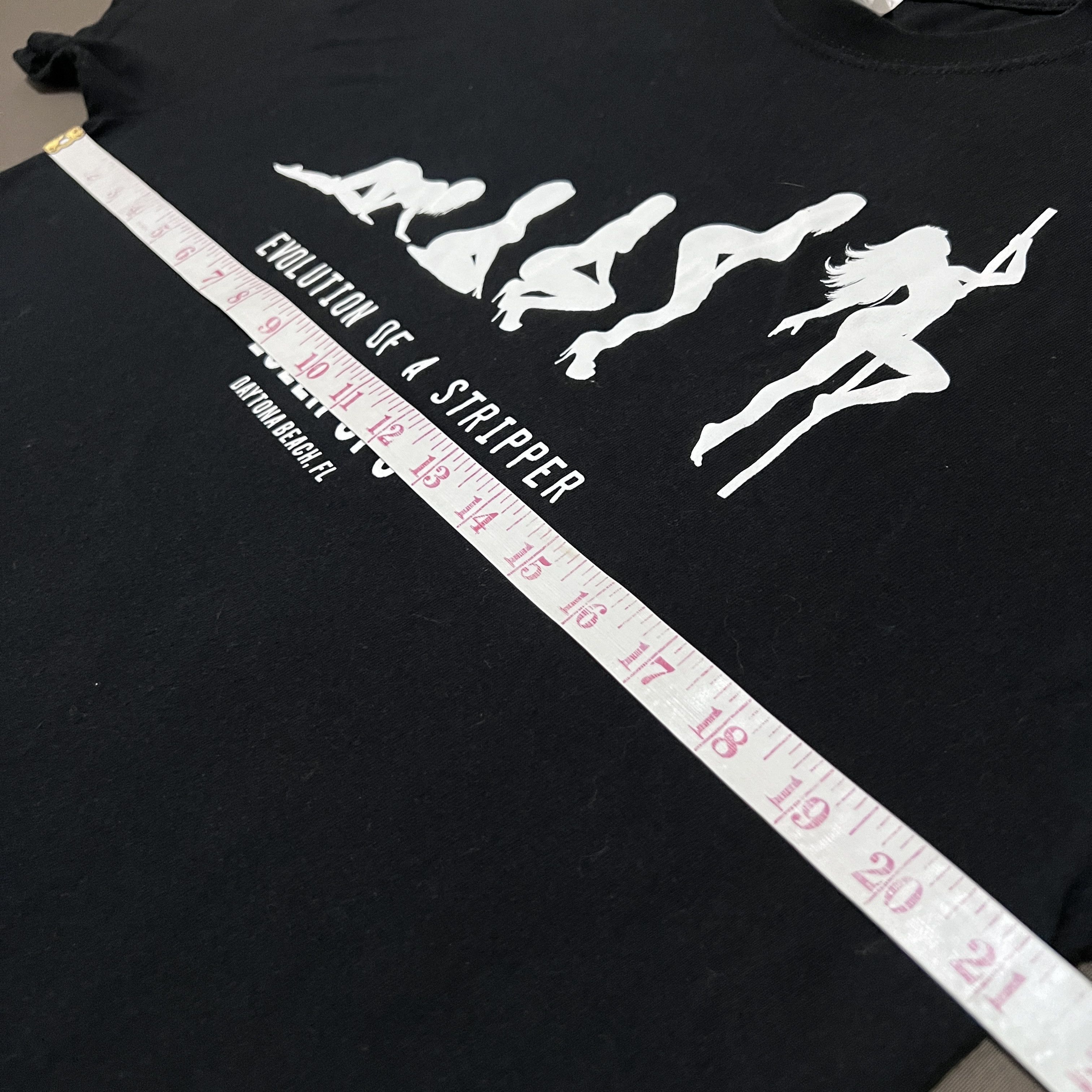 Vintage Vintage Y2K Evolution of a Stripper Promo Tee Pornstars Size US L / EU 52-54 / 3 - 5 Thumbnail