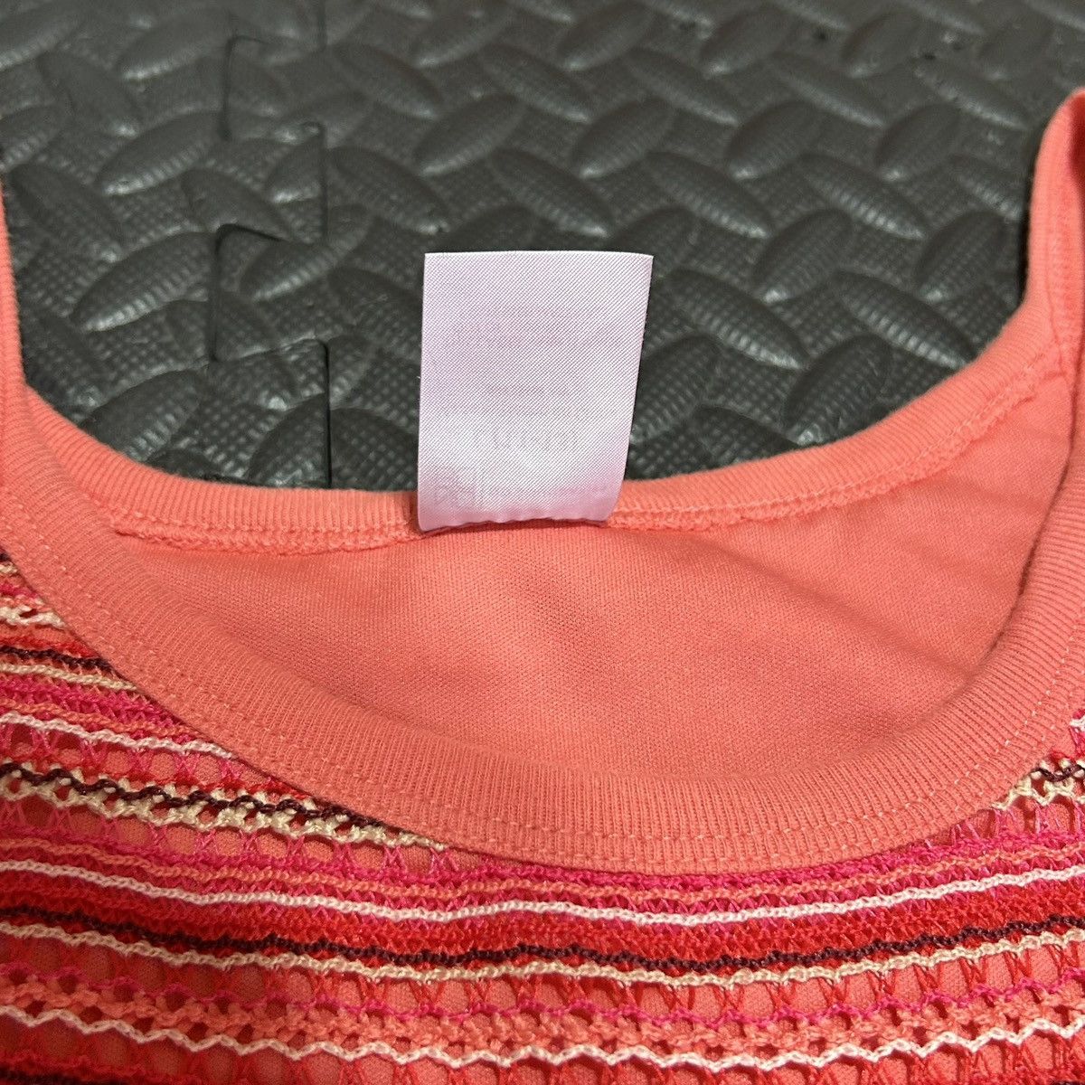 Other No Boundaries Midi Dress Striped Knit Tank Pink Womens Large Size L / US 10 / IT 46 - 3 Thumbnail