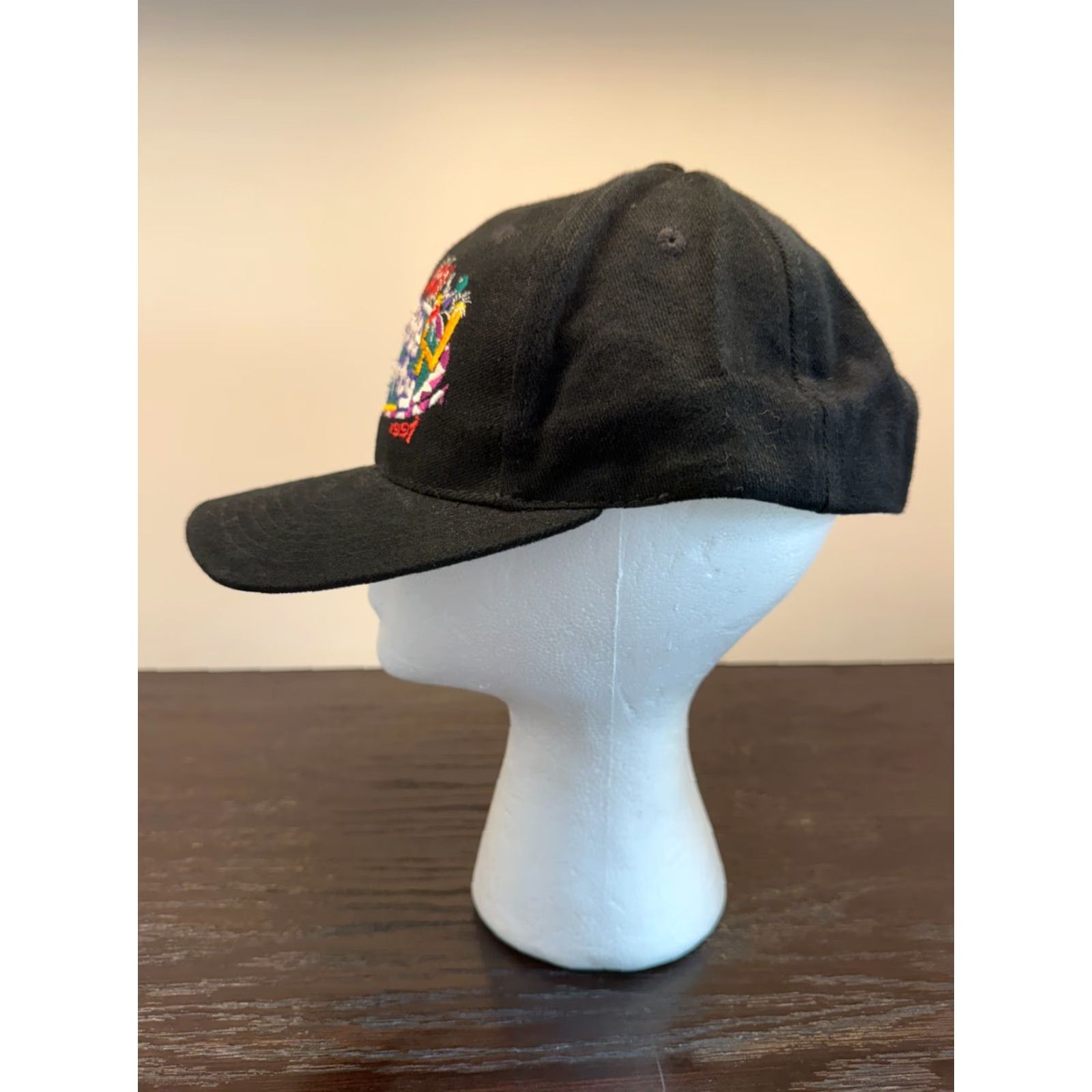 Logo Athletic VINTAGE Logo Athletic Men's Snapback Hat Cap One Size Black Super Bowl XXXI 1997 Tailgate Sports Retro Size ONE SIZE - 5 Thumbnail