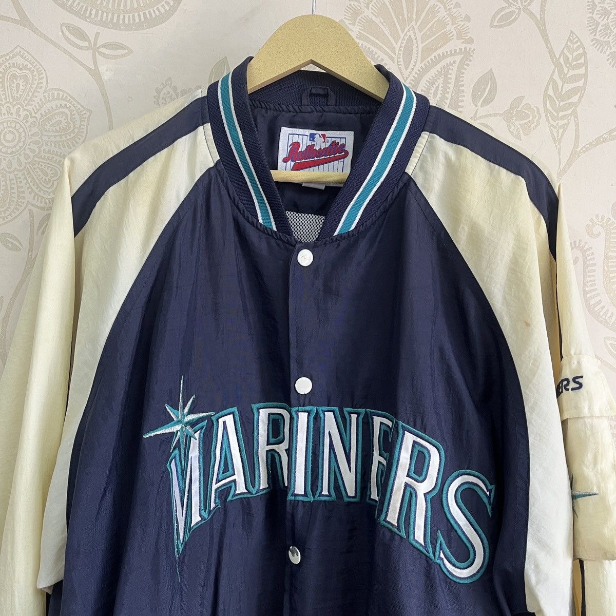 MLB Vintage MLB Seattle Mariners Sweater Light Jacket Size US L / EU 52-54 / 3 - 21 Thumbnail