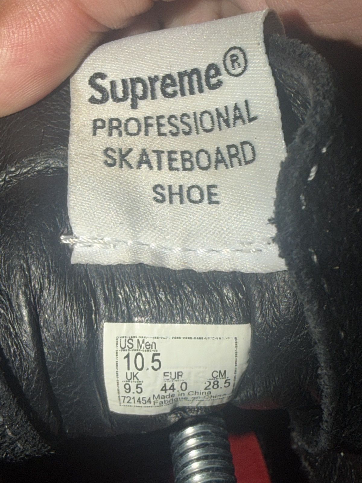 Supreme × Vans Supreme x vans "fuck the world" Size US 10.5 / EU 43-44 - 7 Thumbnail