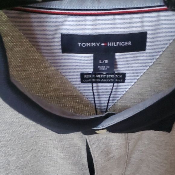 Tommy Hilfiger Tommy Hilfiger Fall Basics Short Sleeve Sz. L Polo Shirt Size US L / EU 52-54 / 3 - 3 Thumbnail