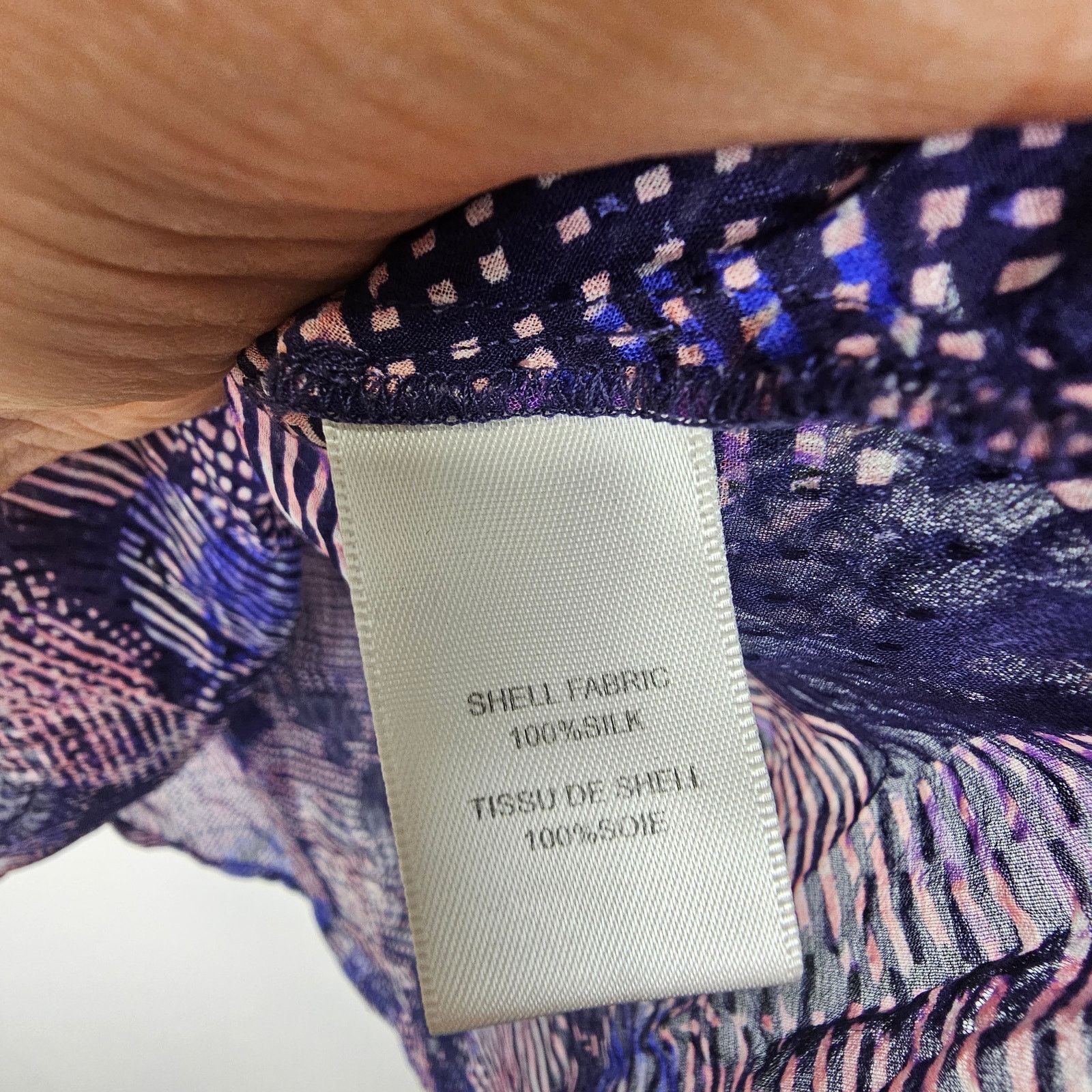 Rebecca Taylor Rebecca Taylor Womens Silk Floral Blouse Size 8 Designer Size M / US 6-8 / IT 42-44 - 6 Thumbnail