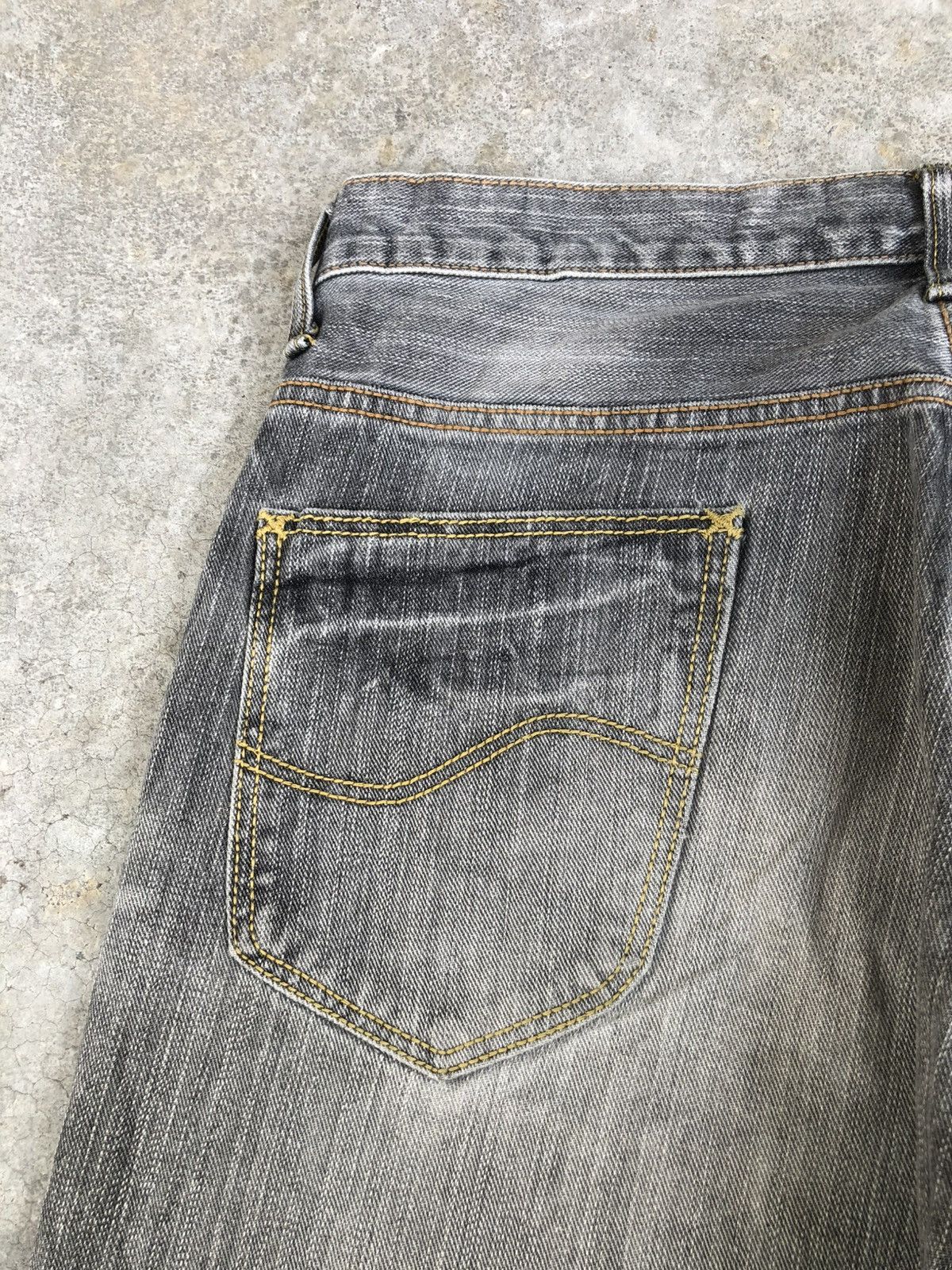 Kapital Japanese Lee Distressed Jeans Mudwash Size US 31 - 18 Thumbnail